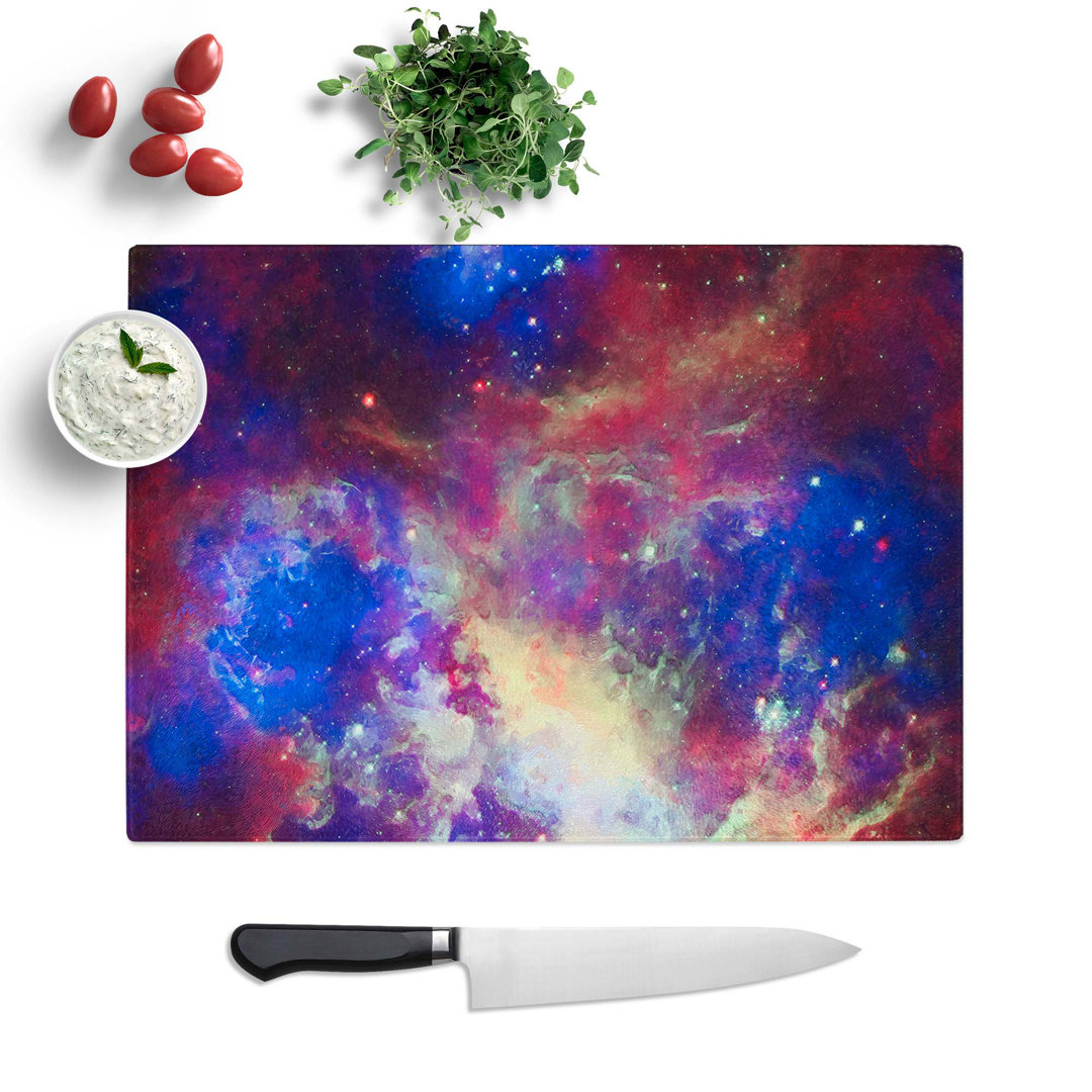 Tempered Glass Universe in Abstract Vol.11 Chopping Board