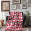 Ébène rouge - couverture sherpa 1 pièce de qualité supérieure 0139-100054976