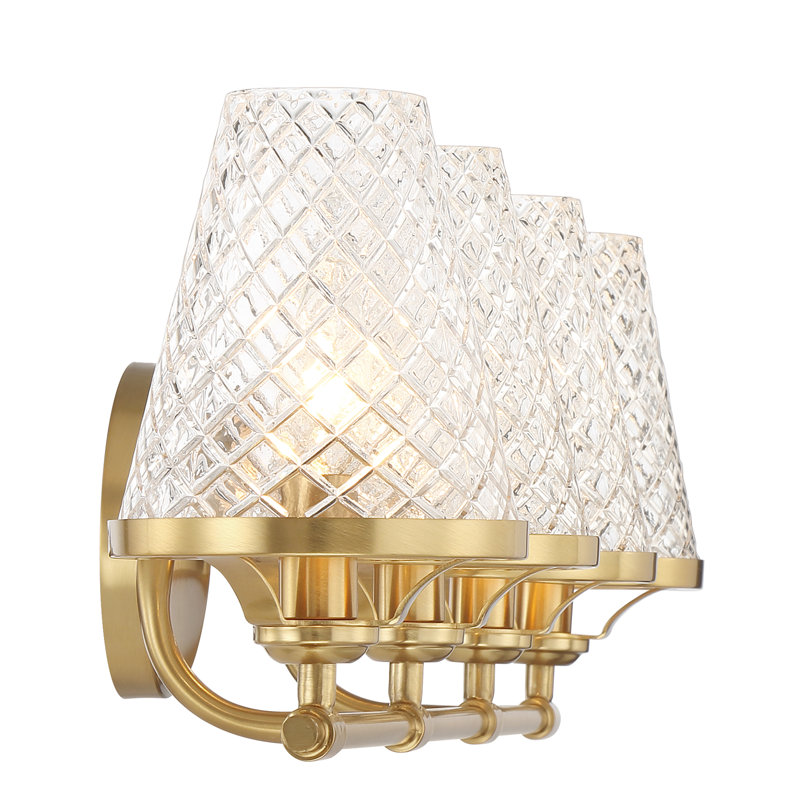 Kaeman 3-Light Dimmable Vanity Light, 8.75" H x 24" W x 24" D, 3 Lights