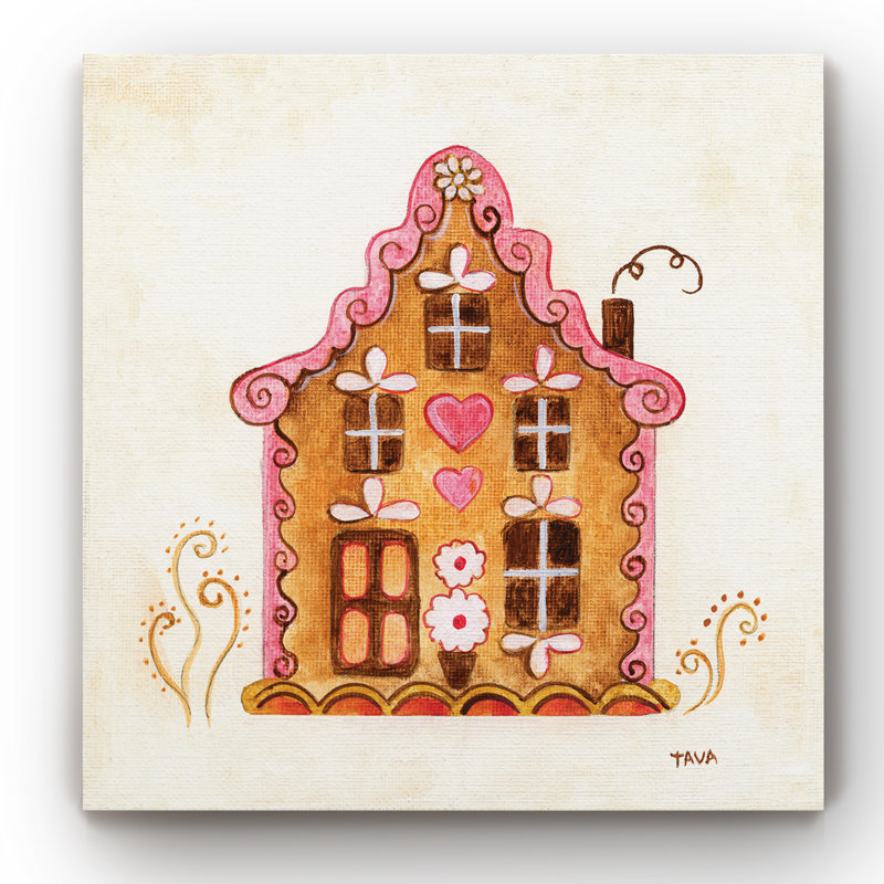 « pain d’épice house i », impression sur toile tendue, H 10 po x l 10 po x P 1,5 po