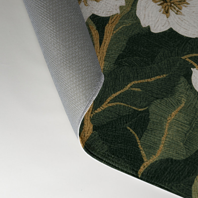 Tapis vert d'intérieur et d'extérieur Botanical, Rectangle 5 pi x 7 pi