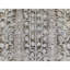 Tapis gris en soie et laine noué à la main 2 pi 0 po x 2 pi 11 po Falcon