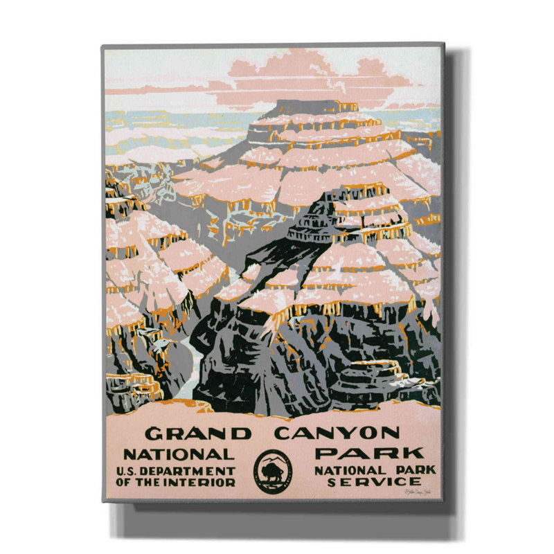 Epic Graffiti «Grand Canyon» par Stellar Design Stu Red Barrel Studio® «Grand Canyon» par Stellar Design Studio, estampe numérique sur toile