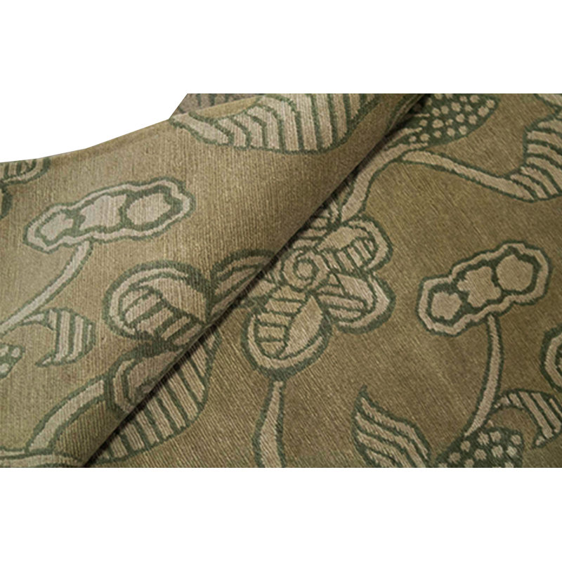 Tapis gris de haute qualité noué à la main