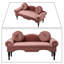 Causeuse en tissu Naquan-1437544743