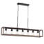 Lustre rectangulaire à 7 lumières à intensité variable Elutheria-1417396821