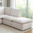 Hepworth 6 - Piece Corduroy Sectional Sofa With Ottoman-109010488