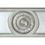 Table de chevet à finition miroir et argent Varian II-937082167
