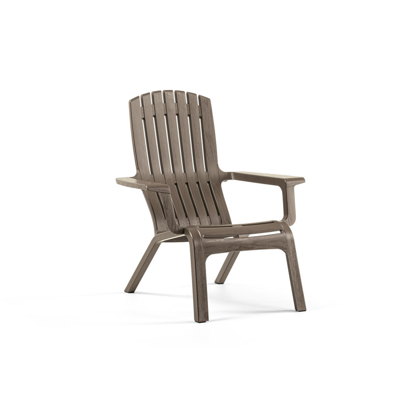 Westlund Stacking Patio Dining Armchair, Taupe
