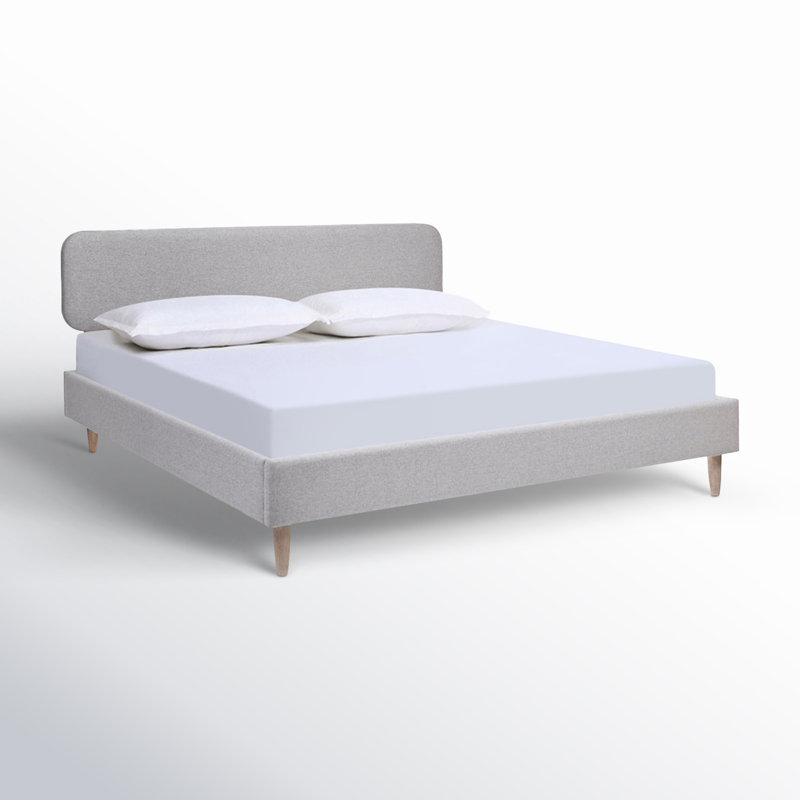 Compass Upholstered Platform Bed, Queen