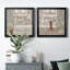 «Blush Bath Sink I», ensemble de 2 reproductions d'art sur toile-52923350-52923351