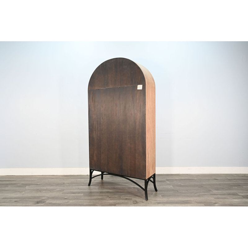 Lark Manor™ Ella Glass Display Cabinet, Beige
