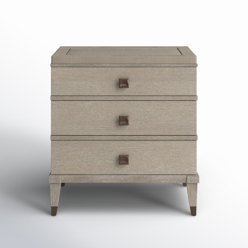 Polaris 3 - Drawer Solid Wood Nightstand