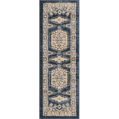 Tapis oriental terre cuite Vern