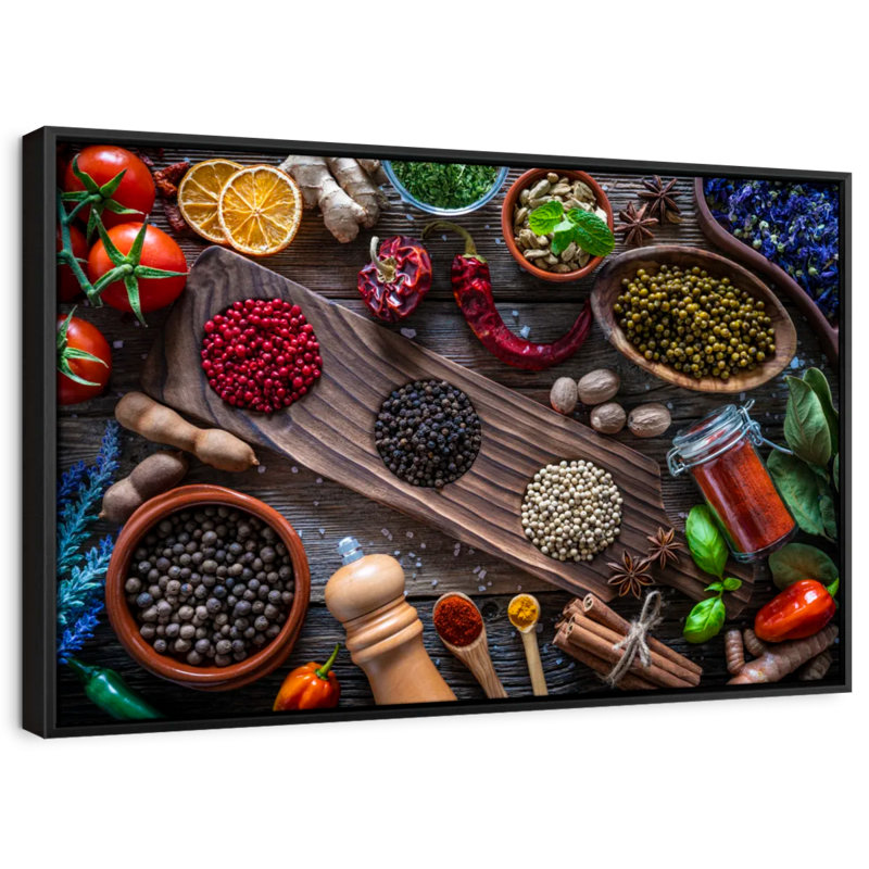 «Spice For Taste Canvas Print», H 9 po x l 13 po