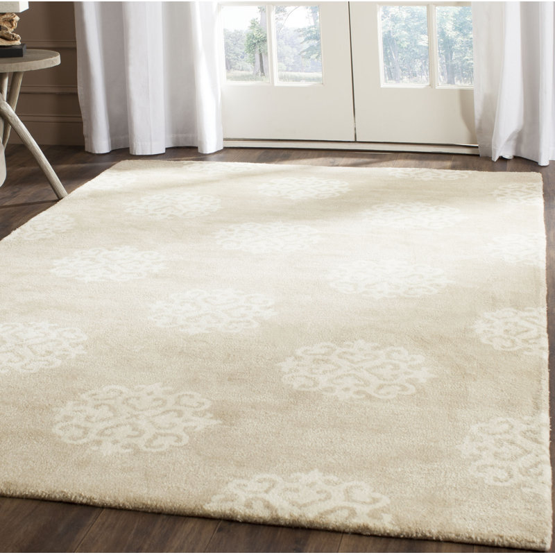 Mosby Abstract Wool Hand Woven Area Rug, Rectangle 84 x 145 cm