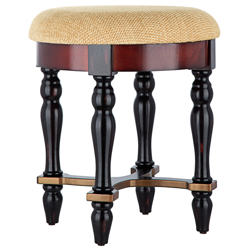 Grand Solid Wood Accent Stool