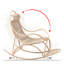 Casual Art Style Rocking Chair Rocking Chair