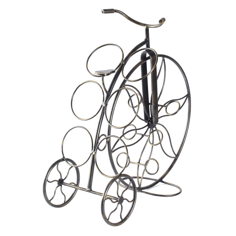 Fredric Tabletop Wine Bottle Rack in Bronze