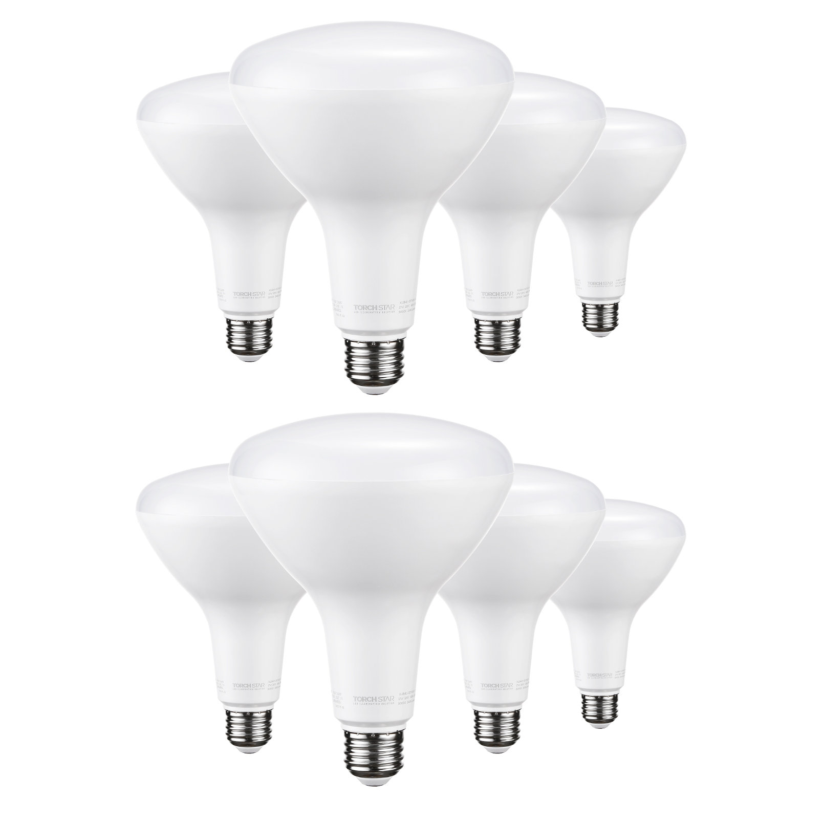 TORCHSTAR BR40 LED Light Bulbs, 17W, 1400lm, Dimmable, E26 Base