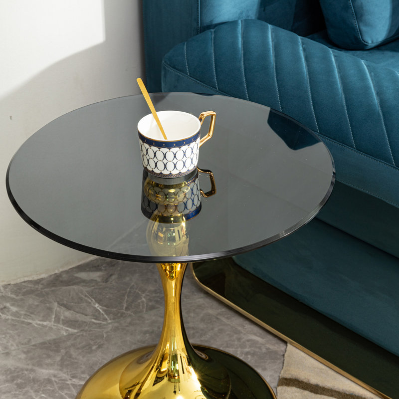 petite table d'appoint ronde pour les petits espaces, table basse, petite table basse de salon, table de bout