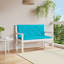 Ensemble de 2 coussins de banc de jardin pour l'extérieur-476674960-476675022