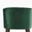 Fauteuil d'appoint rembourré avec pieds en bois-1660113093