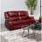 Red Upholstered Motion Reclining Loveseat-1104688658