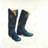 Leather cowboy boots - 32"x32" art on canvas