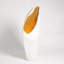 Capot de lampe blanc avec feuille-50625056