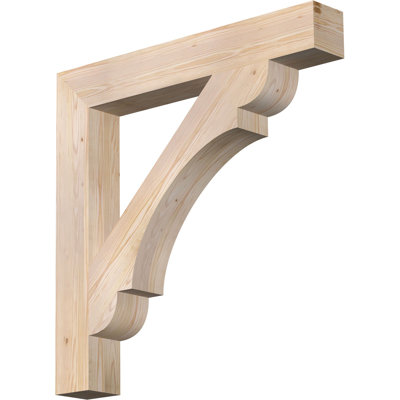 H 5.5'' W x 40'' D Wood Bracket / Corbel