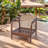 Patio Accent Chair,Outdoor Lounge Chair With Wood Frame-113527361