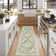 Large Floral Thick Border Washable Area Rug - Soft Cashmere Carpet for Living Room, Bedroom, or Office
