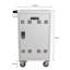 Chariot de charge mobile et armoire pour tablettes PC portable 30 appareils avec serrure à combinaison (blanc)