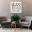 Toile épique Graffiti «Love Is The Response Color» par Elizabeth Caldwell, 37 po x 37 po-1827553150