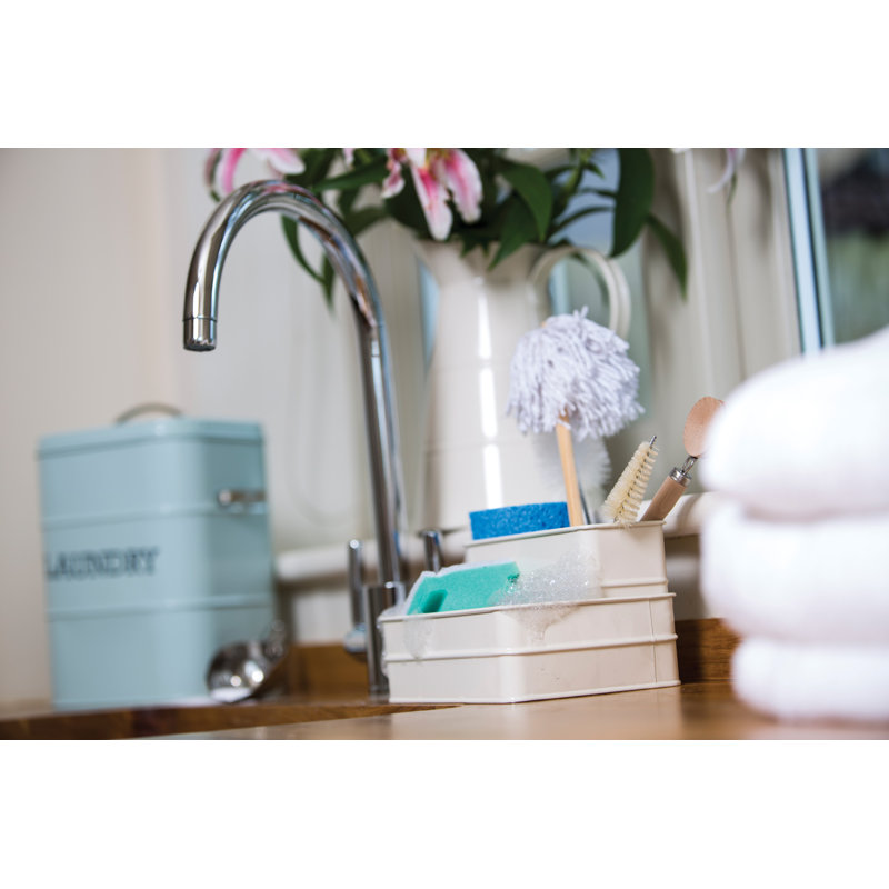 Living Nostalgia Utensil and Sink Tidy Set, Cream