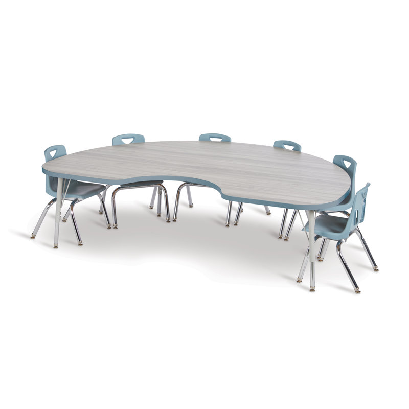 Table d'activité Berries, Bleu côtier, 15" - 24"