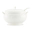 Lenox Opal Innocence Carved Covered Soup Tureen Set with Ladle, 152 oz, White