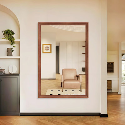 Miroir rectangulaire avec cadre, miroir mural pour salle de bain, salon, chambre à coucher