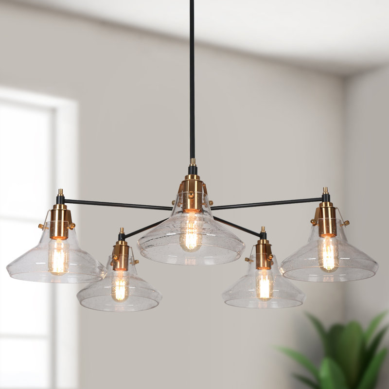 Lustre linéaire moderne à 5 lumières Hajrati