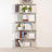 Modern 5-Tier Open Storage Bookcase with Spacious Shelves, Durable MDF Wood, and Anti-Toppling Design for Home and Office-1341111354