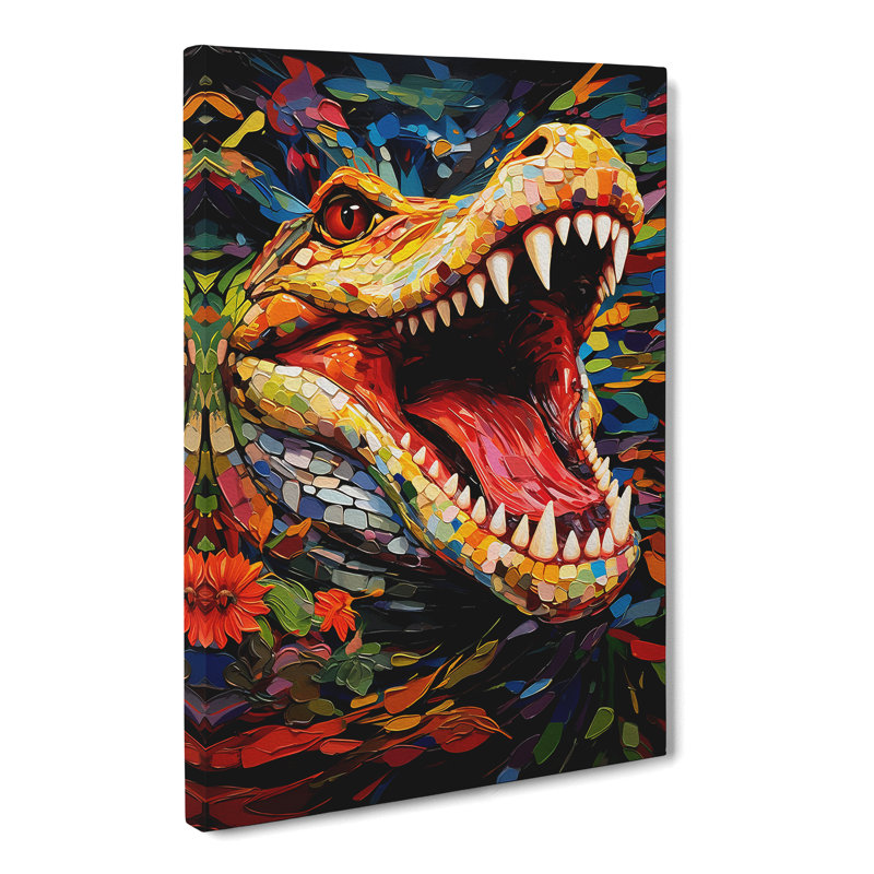 Alligator Orphism - Print, 60cm H x 40cm W x 3cm D