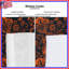 Rideaux orange à motif floral, voilages et voilages à motif floral - 1 panneau-2056336450-2056336455