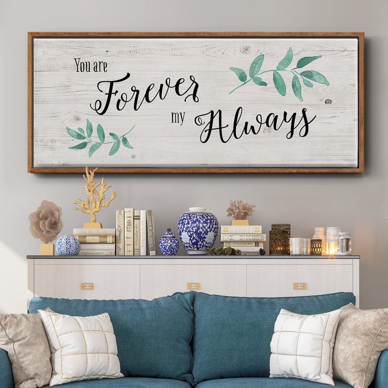 Forever Always - toile encadrée