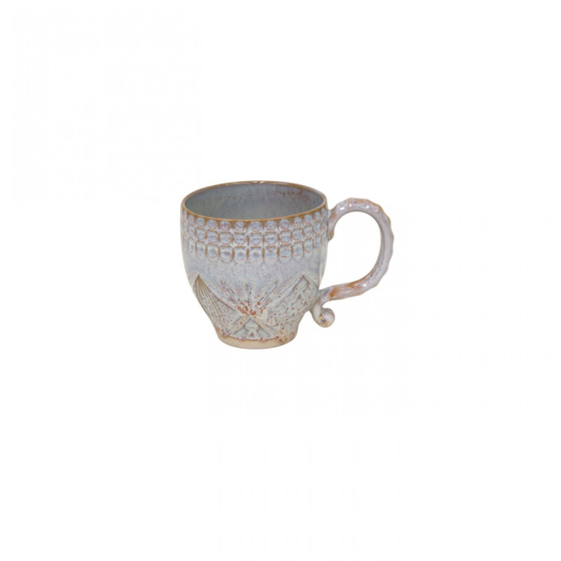 Cristal Handmade Stoneware Coffee Mug, Nacar