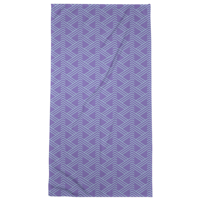 Jordao Bath Towel, Grape/White