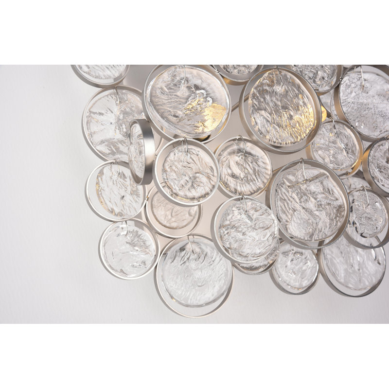 Plafonnier encastré en nickel mat à 4 lumières Dunnygarran