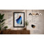 Figure In Blue Minimalist - Print-692953444-692953446