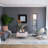 74.2'' Black Column Floor Lamp