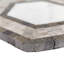 Nova 6" Hexagon Polished Marble Mosaic Tile-2061913715